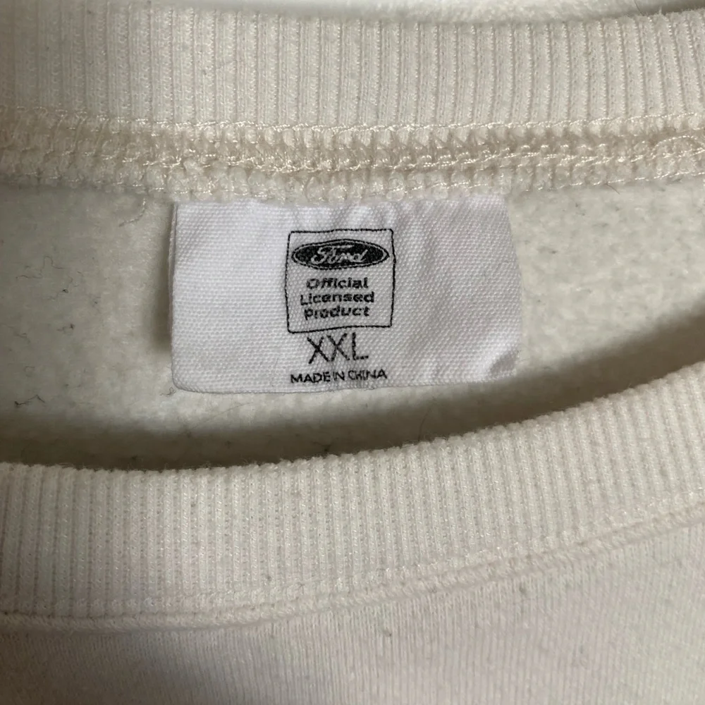 Ford White Sweatshirt with Pink Bronco Girl Graphic - Picture 3 of 3